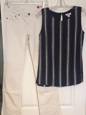 *Outfit* Seven 7 jeans (27) And Cato Shirt (S)